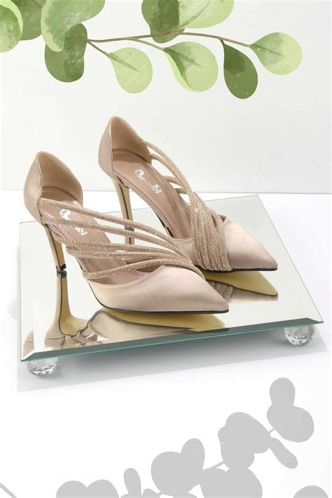 Bambi Nude Saten Kadın Abiye Ayakkabı K Fiyatı Yorumları