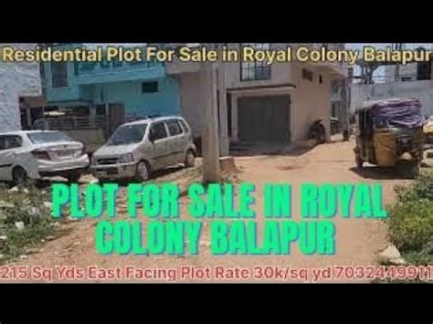 Residential Open Plot For Sale In Royal Colony Balapur Hyderabad