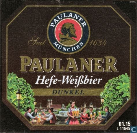 Paulaner Hefe Wei Bier Dunkel Paulaner Brauerei Variants Untappd