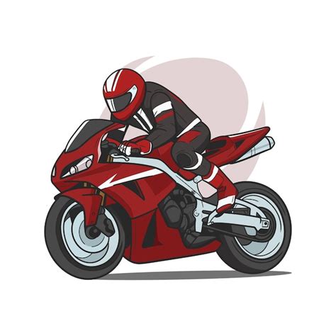 Premium Vector | Motorcyclists riding big bike motorcycle motorbike