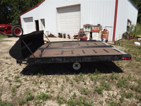 Shop Built Sa Snowmobile Trailer Bigiron Auctions