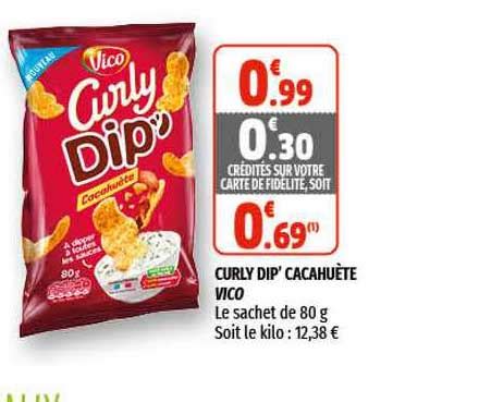 Promo Curly Dip Cacahu Te Vico Chez Coccinelle Express Icatalogue Fr