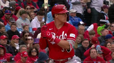 Tyler Stephenson Remolca Con Doble En El To Los Reds De