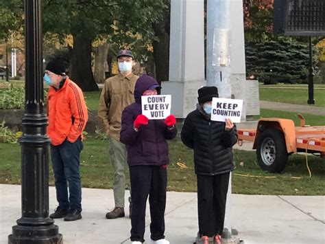 Waltham Activists Rally To Demand Every Vote Is Counted Waltham Ma Patch