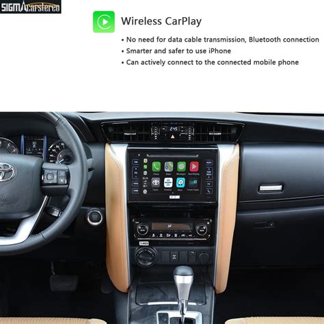 Toyota Fortuner Models Wireless Carplay Android Auto