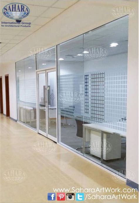 Best Glass Partition Sandblasted Frosted And Crystal Clear Glass