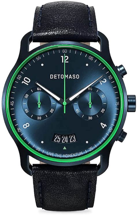 Detomaso Sorpasso Limited Edition Velocita Blau Gr N Herren Armbanduhr