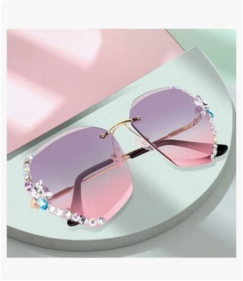 Buy Zeemork Butterfly Over Sized Sunglasses Pink Grey For Women Online Best Prices In India