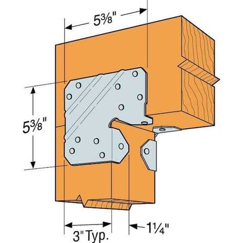 Simpson Strong Tie Lce4 Post Cap Hardwares Online Store