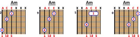 How to Play A minor Am Chord on Guitar, Ukulele and Piano