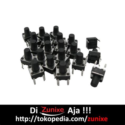 Jual Tactile Push Button Micro Switch Momentary Tact X X Mm Legs