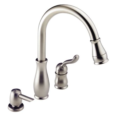 Lowes Delta Kitchen Faucet Delta Classic Chrome 1 Handle Deck Mount