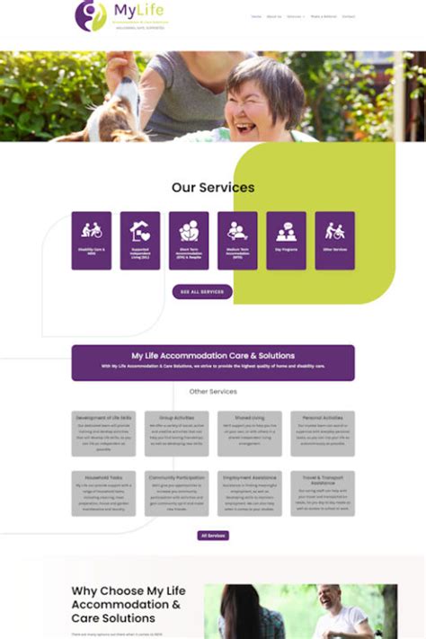 My Life Redesign NDIS Website Designer Melbourne The Website Queen