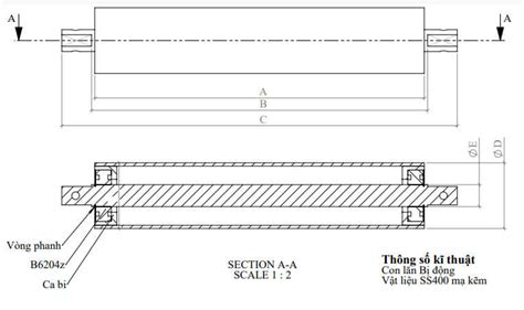 Giới Thiệu Con Lăn Bị động Trong Ngành Chế Tạo Băng Tải Băng Chuyền