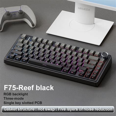 AULA F75 Wireless Mechanical Keyboard Reaper Axis Gaming Customized Hot Swap 75 Layout Shopee