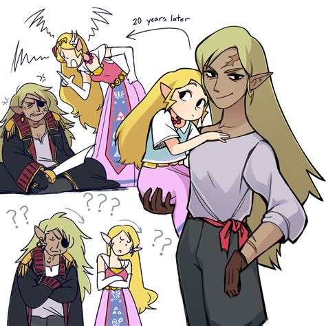 Princess Zelda And Tetra The Legend Of Zelda And More Drawn By Mims