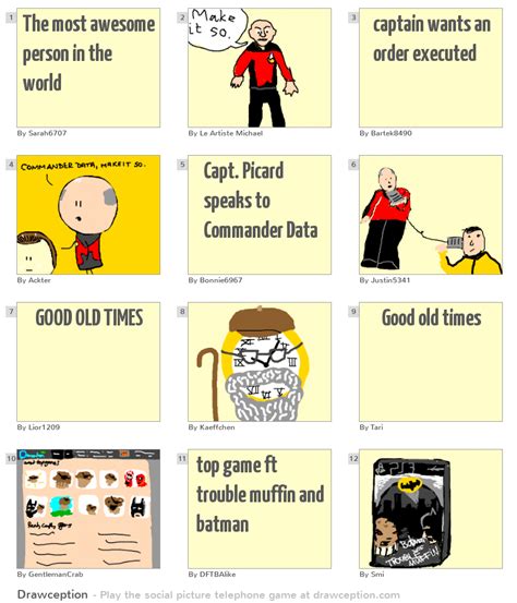 The most awesome person in the world - Drawception