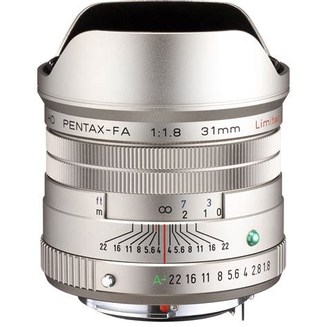 Pentax Hd Pentax Fa Mm F Limited Silver B H Photo