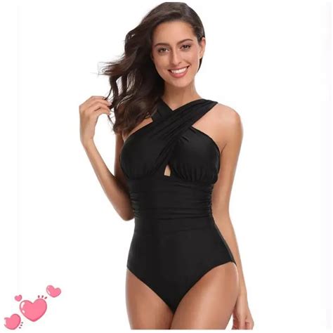 Explosion Crossover Swimsuit European And American Sexy Solid Color Bikini Hot Swimsuit