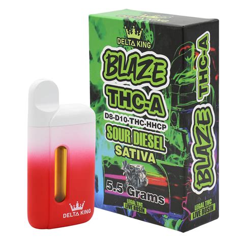 Thc A Vape 5 5gr Sour Diesel Blaze Blend Delta 8 Delta 10 Thc