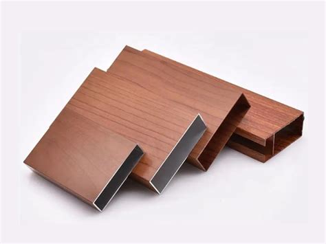 Wood Grain Aluminium Shutter Profile Aluminum Profiles Supplier