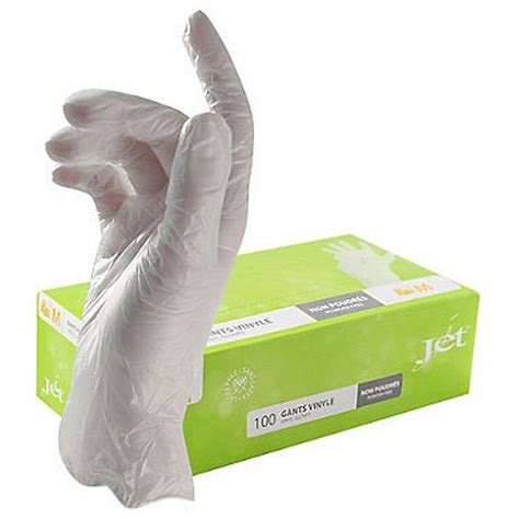 Gants M Dicaux Jet Vinyle Non Poudr S