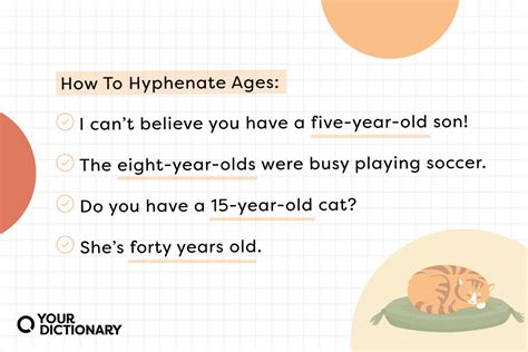 When Should Ages Be Hyphenated? The Years-Old Question | YourDictionary