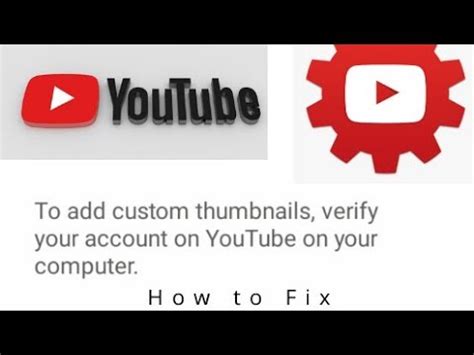 HOW TO FIX CUSTOM THUMBNAIL PROBLEM ON YOUTUBE STUDIO 2021 How To