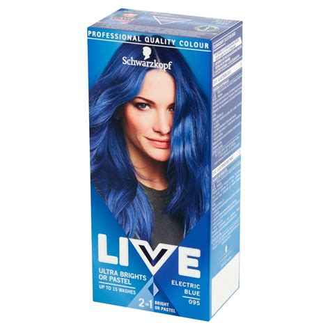 Schwarzkopf Live Ultra Brights Or Pastel Farba Do Włosów Electric Blue 095 Zakupy Online Z