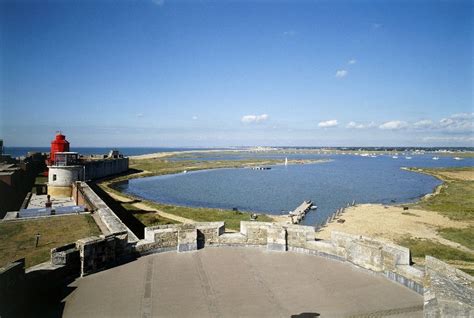 Hurst Castle, Hampshire County. Built by Henry VIII, it was one of his ...