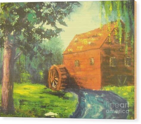 Country Scene Painting by Aldonia Bailey