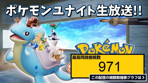 ライブ同時接続数グラフ『🔴【ポケモンユナイト】1700過ぎまでユナイトォ！！雨だいじょぶ？低気圧痛でーじょぶか？ ポケモンユナイト