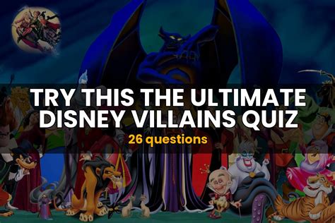 The Ultimate Disney Villains Quiz | Movie Trivia