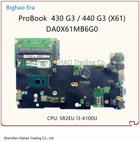 Placa Base Da X Mb G Para Port Til Hp Probook G Placa Base