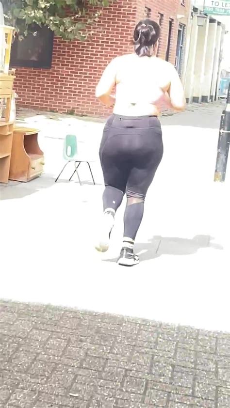 BBW Running In Leggings ThisVid