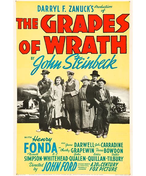 The Grapes of Wrath John Ford film based on John Greeting Card by Julie ...