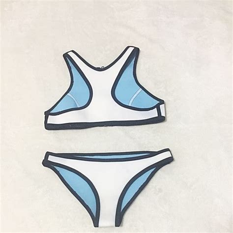 Neoprene Bikini Set Women S Fashion Swimwear Bikinis Swimsuits On Carousell