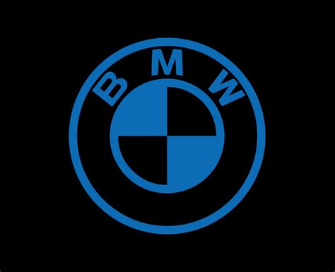 BMW Marke Logo Symbol Blau Design Deutschland Auto Automobil Vektor