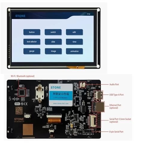 Intelligent Access Control Based On STONE TFT LCD And ESP32