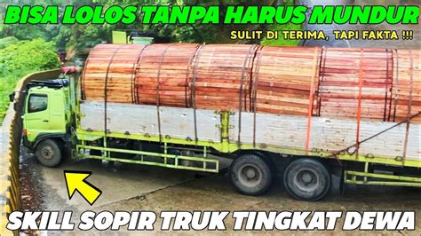 ASLI BISA LOLOS TANPA MUNDUR Skill Sopir Truk Hino Tingkat Dewa