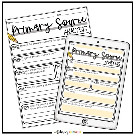 8 Free Online Resources for Primary Source Documents | Literacy In Focus