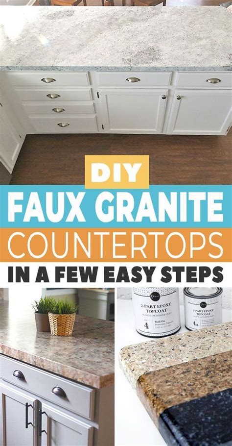 Diy Faux Granite Countertop Kits Countertops Ideas