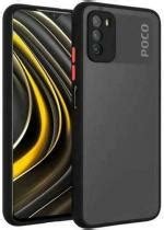 Buy AmericHome Poco M3, M2010J19CG, M2010J19CI Black Plastic Shock ...
