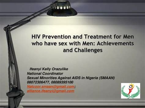 PPT HIV Prevention And Treatment For Men Who Have Sex With Men Achievements And Challenges