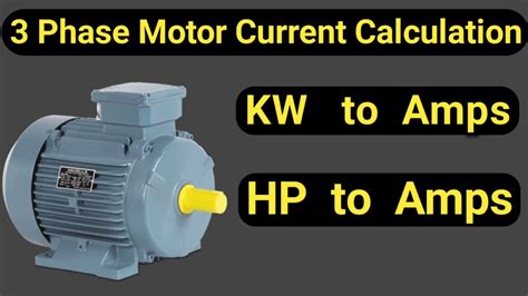 How To Calculate 3 Phase Motor Amps