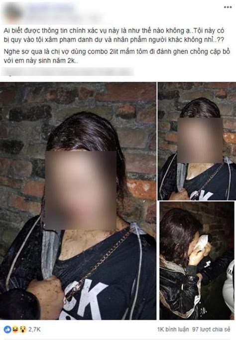 Hot girl Bắc Ninh bị hắt 2 lít mắm tôm lên người bêu hình ảnh khắp mạng xã hội vì cặp kè với