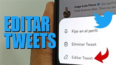 Cómo editar un Tweet después de publicado en Twitter YouTube