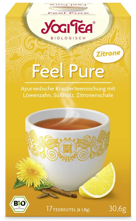 YOGI TEA Feel Pure Zitrone Bio 6 X 30 6g Online Kaufen