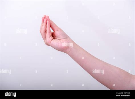 Woman Gesturing Typical Italian Hand Gesture This Gesture Meaning