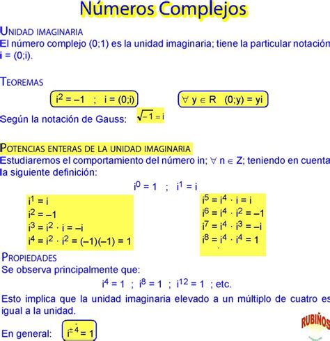 Rubi Os Numeros Complejos Ejercicios Resueltos Para Preuni